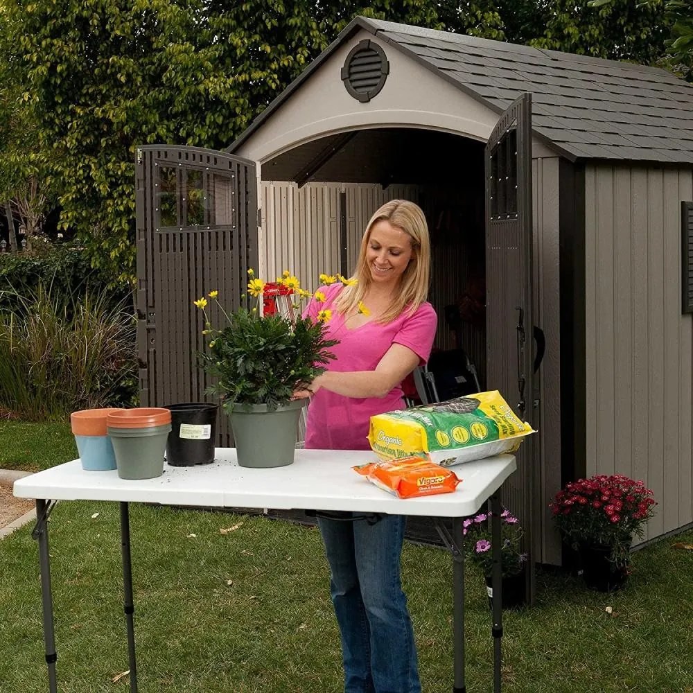 Masă pliabilă catering/camping FRANKE cu înălțime reglabilă