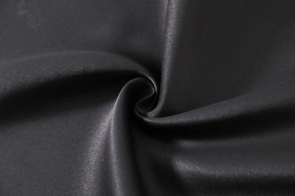 2x draperie neagra OXFORD 140x250 cm