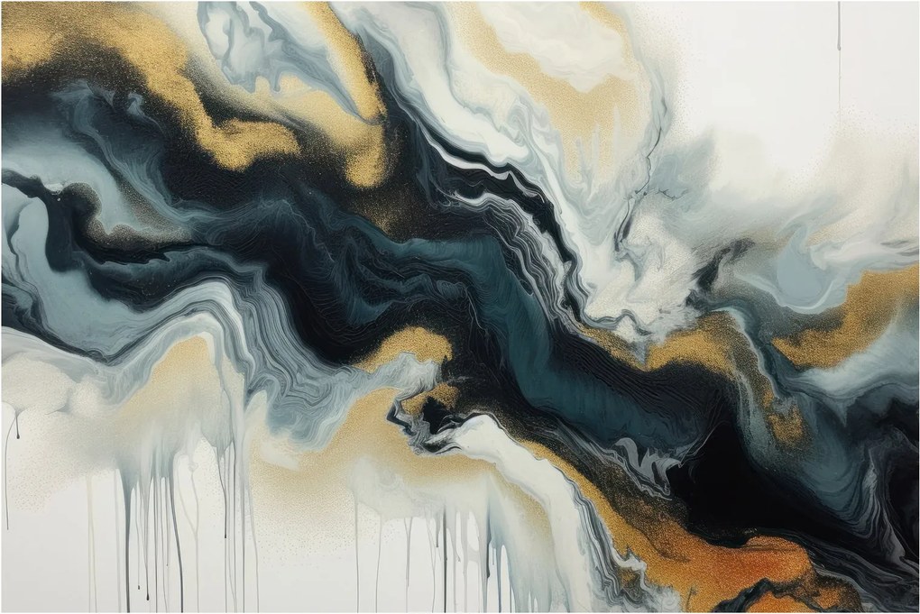 Tablou - Desen marmorat (90x60 cm)