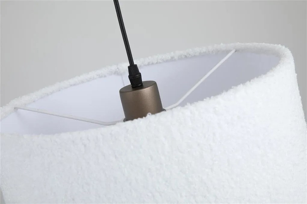 Lustra suspendata cu abajur plusat Chelsea