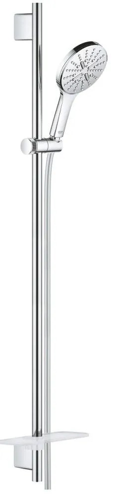 Grohe Rainshower SmartActive 130 Set dus cu bara 90 cm si savoniera, crom