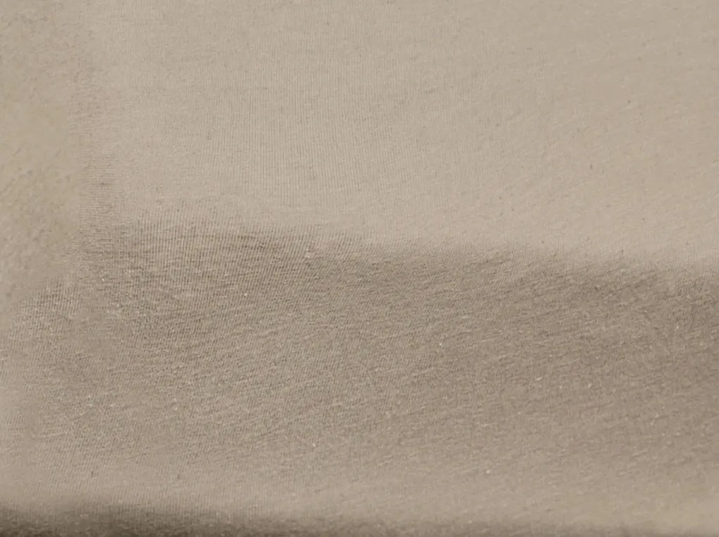 Cearceaf jersey pentru patut copii maro deschis 70 x 140 cm