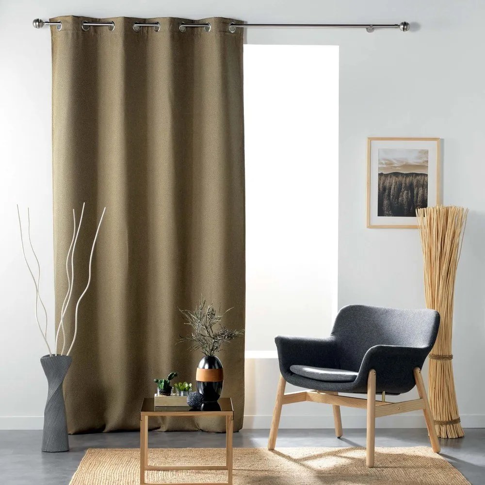 Draperie maro blackout 135x240 cm Tissea – douceur d'intérieur