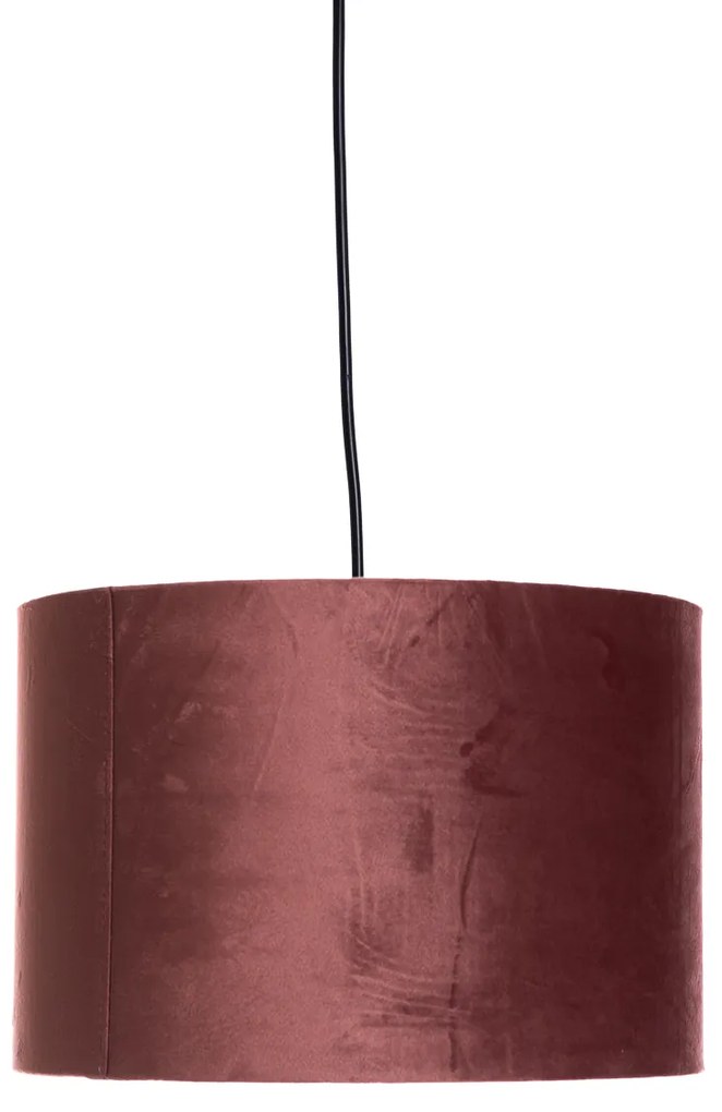 Lampă modernă cu pandantiv roz cu auriu 30 cm - Rosalina