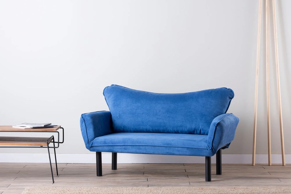 Canapea extensibilă două locuri Chatty (albastru). 1062618