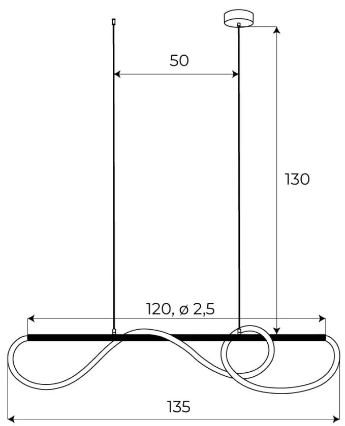 Lustra LED design modern LAGUNA