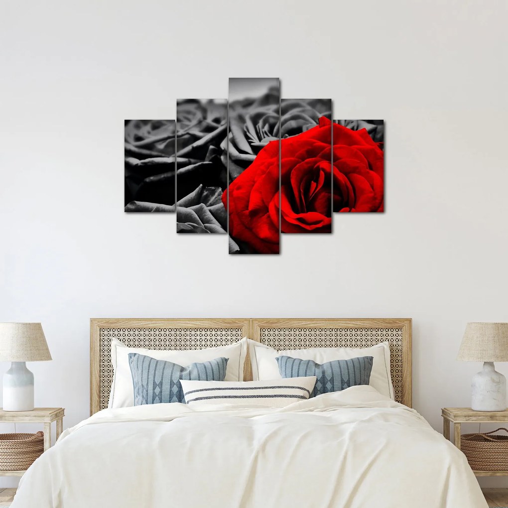 Tablou - Flori de trandafir (150x105 cm)