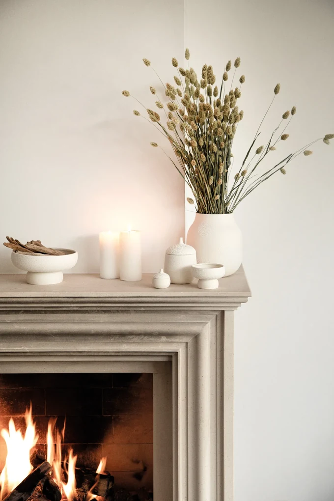 Räder Vaza mare din ceramica Culoare Crem, PEARL