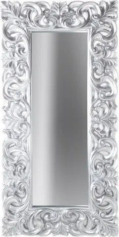 Oglinda de perete decorativa Venice argintiu antic, 180cm