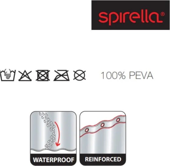 Perdea de duș 180x200 cm Kuapa – Spirella