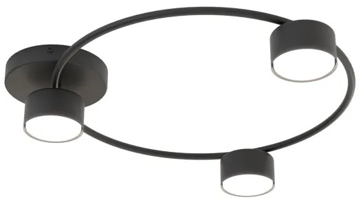 Plafonieră LUCIO 3xGX53/12W/230V negru