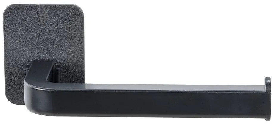 Suport pentru hârtie igienică negru autoadeziv din plastic Parma – Allstar