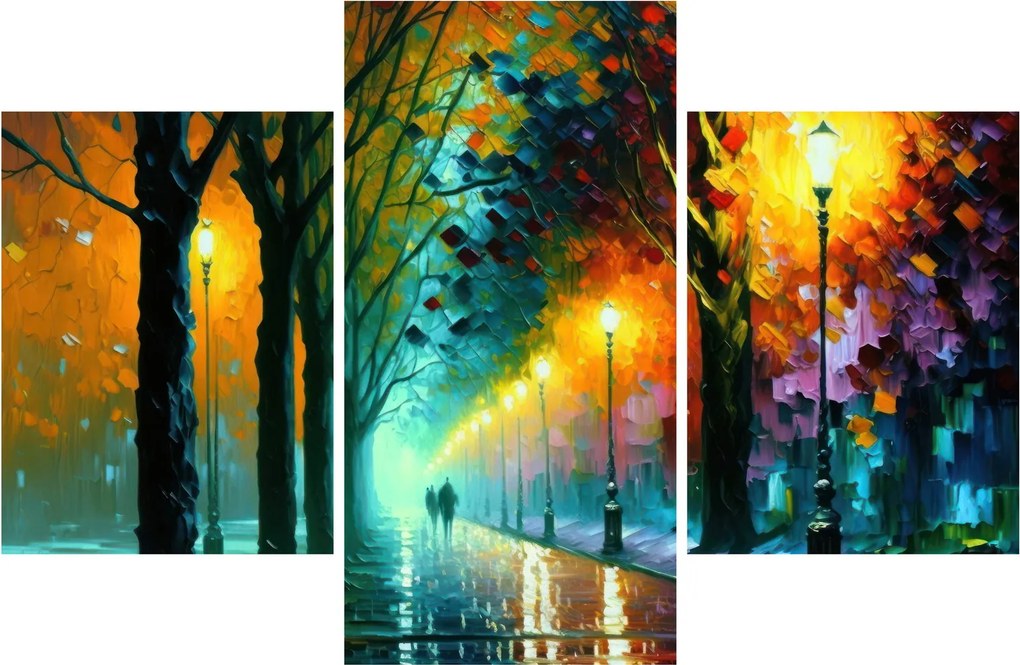 Tablou - Plimbare de noapte (90x60 cm)