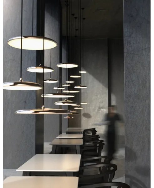 Lustră LED dimabilă pe cablu DFTP by Nordlux ARTIST LED/14W/230V d. 25 cm cupru