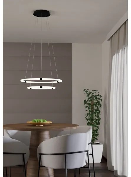 Eglo 39839 - Lustră LED BANDERILLAS, suspendată pe cablu, LED/22W/230V