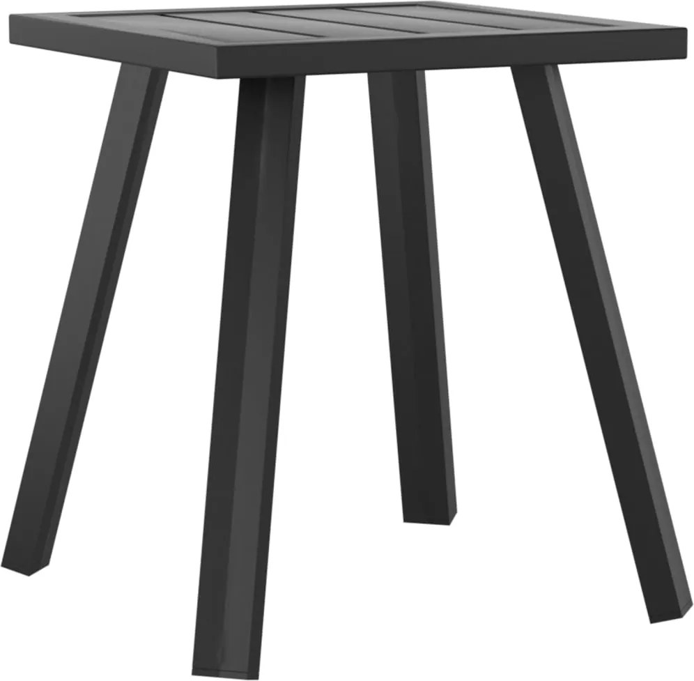 vidaXL Masă de grădină, antracit, 34x34x38 cm, oțel