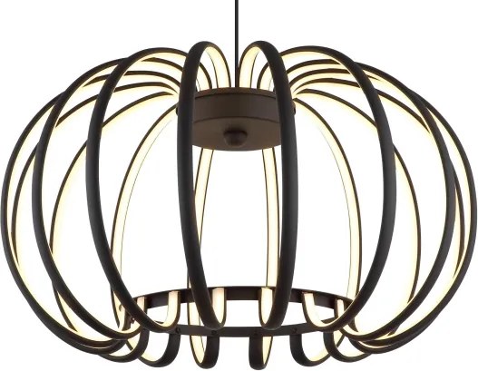 Globo 15946B - Lustra LED dimabilă pe cablu RIBBON LED/40W/230V 3000K neagră