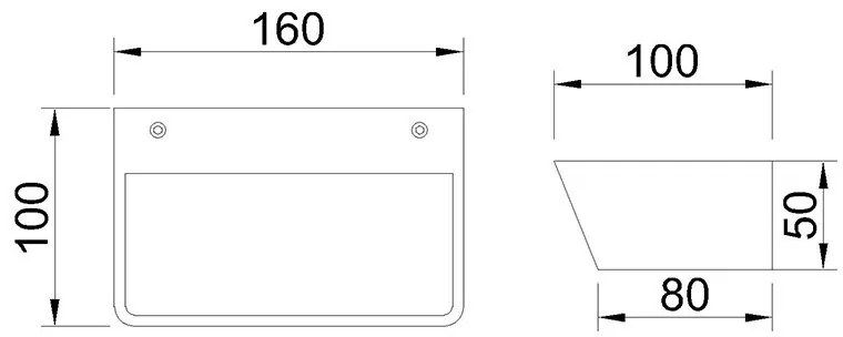 Aplica LED stil ambiental, ALTEA negru MA-8367