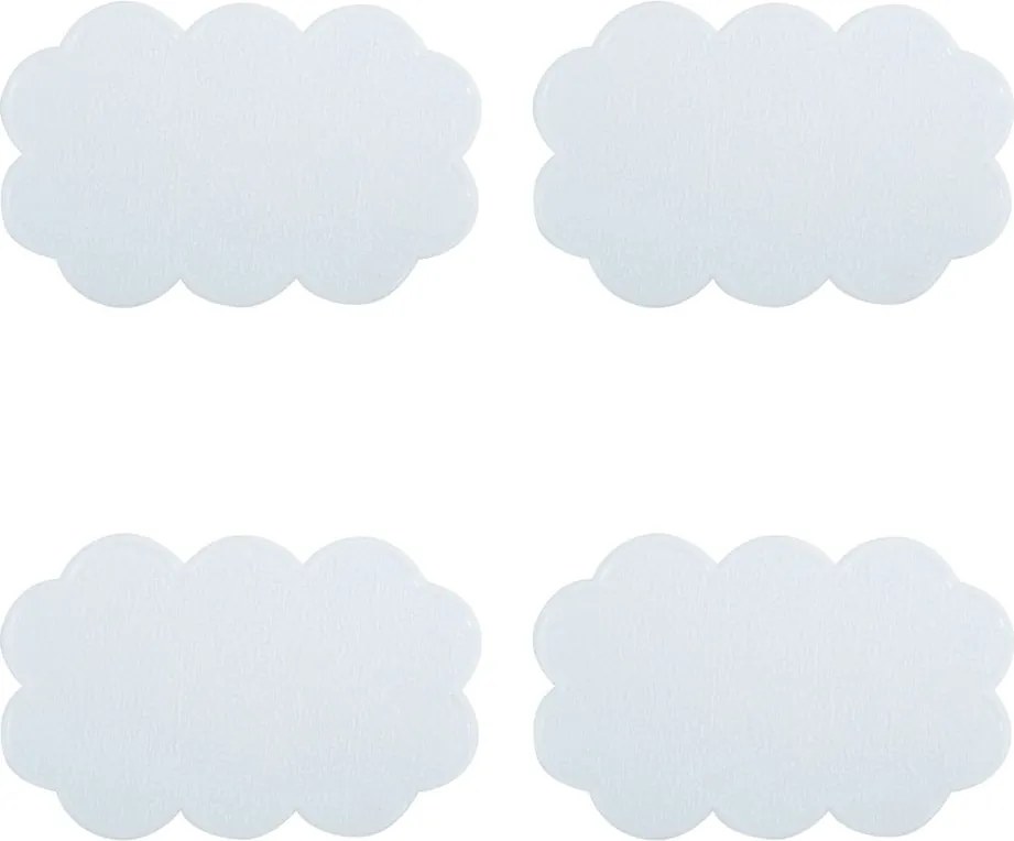 Covorașe antiderapante pentru copii pentru cadă 4 buc. 9x14,5 cm Nuages – MSV