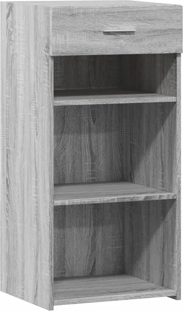 vidaXL Dulap, sonoma gri, 45x42,5x93 cm, lemn prelucrat