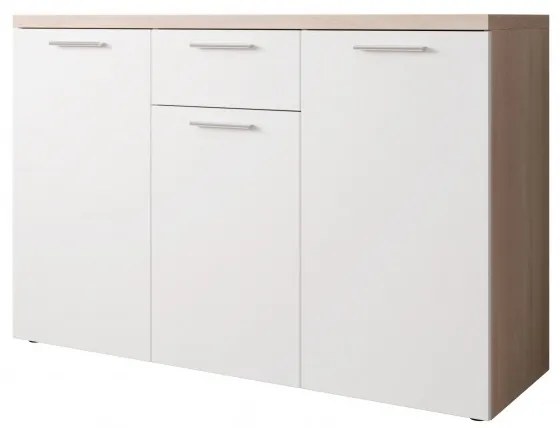 Comodă typ 870 Bovero (Stejar sonoma + alb). 1041893