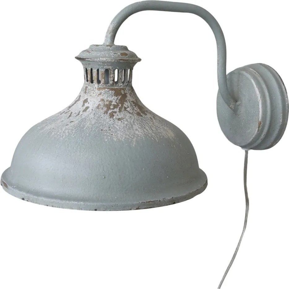 Aplica de perete din metal, finisaj antichizat, „Antique Opal”