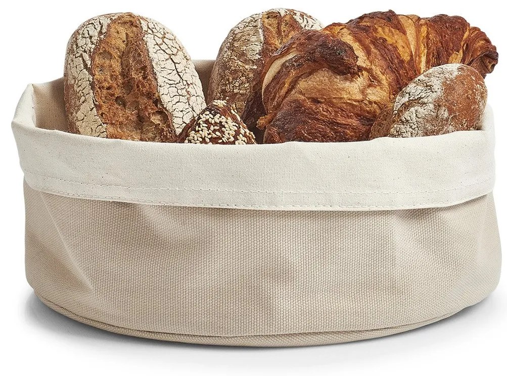 Coș pentru pâine, produse de panificație - Ø25x13 cm, ZELLER, bej