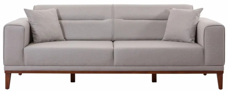 Set Canapea Extensibilă si Fotoliu Liones Tepsili, Crem