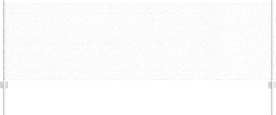 vidaXL Gard cu Stâlp Argintiu 0,8 x 10 m Oțel