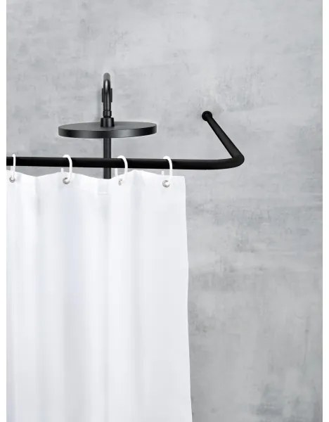 WENKO 23565100 - Bară 2 x 2 cm, neagră