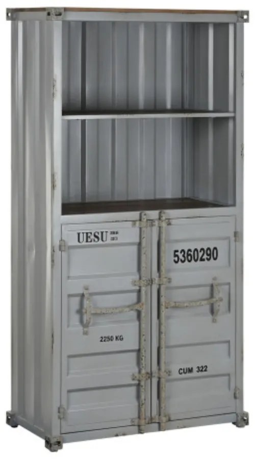 Bufet, gri, din metal, stil industrial, Cargo