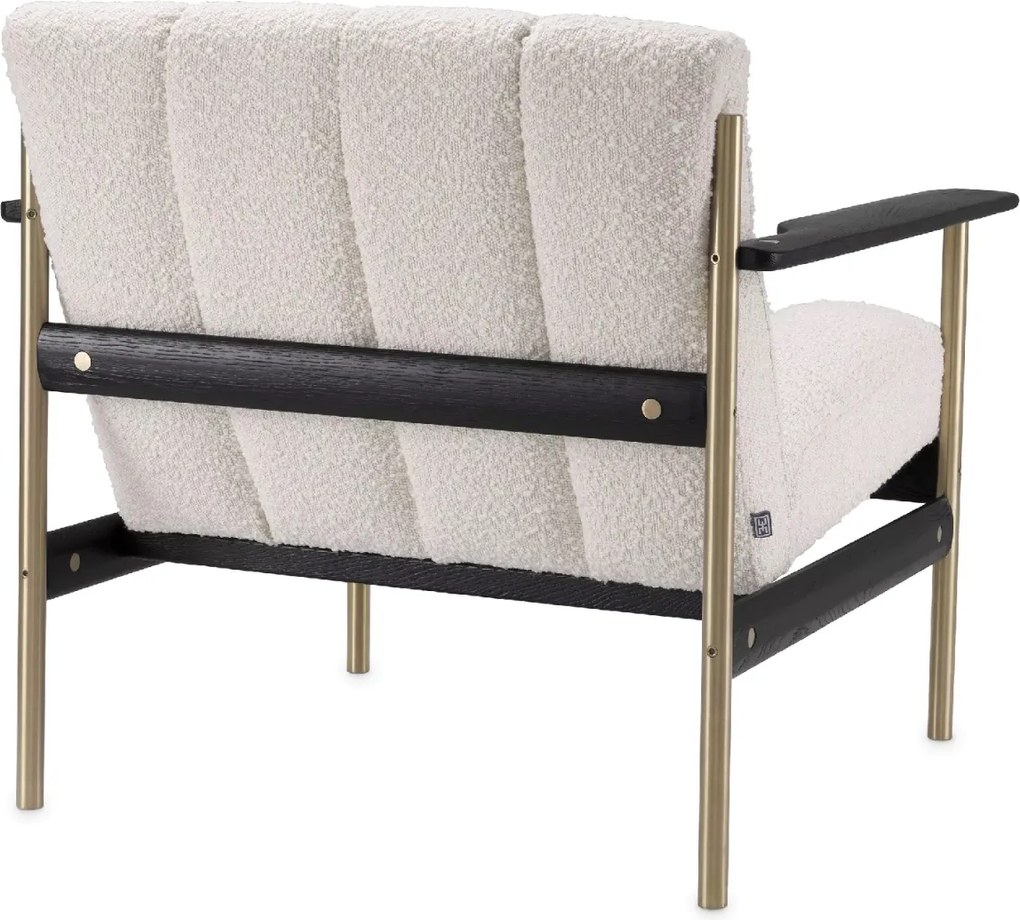 Fotoliu elegant design LUX Elan, Boucle crem