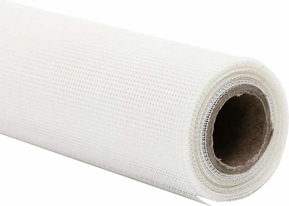 vidaXL Plasă anti-insecte Alb 80 x 2000 cm Fibra de Sticlă