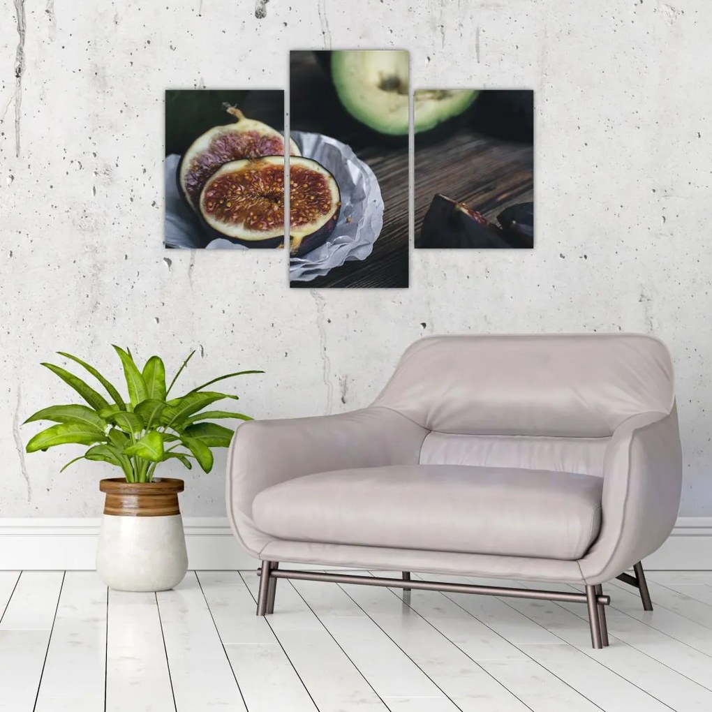 Tablou cu fistic și avocado (90x60 cm)