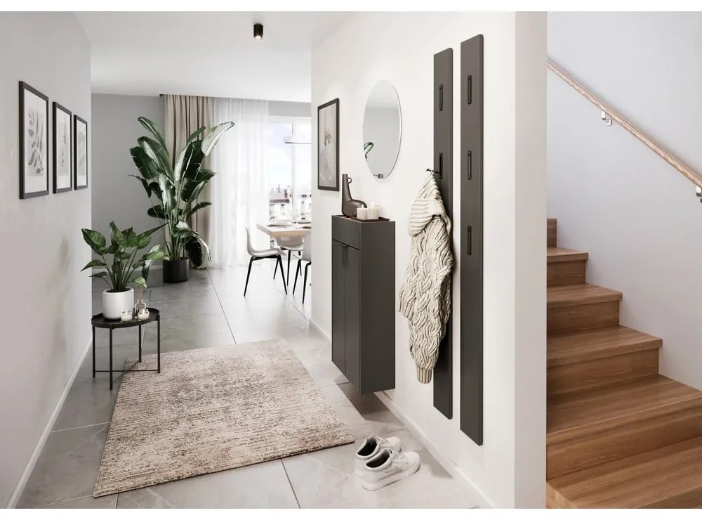 Dulap gri antracit 56x97x22 cm Ameca – Germania