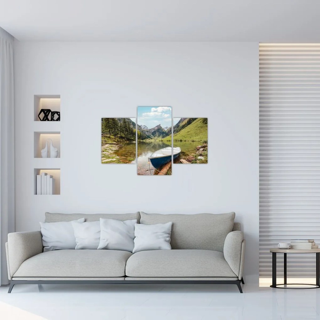 Tablou - Seealpsee, lac din Elveția (90x60 cm)