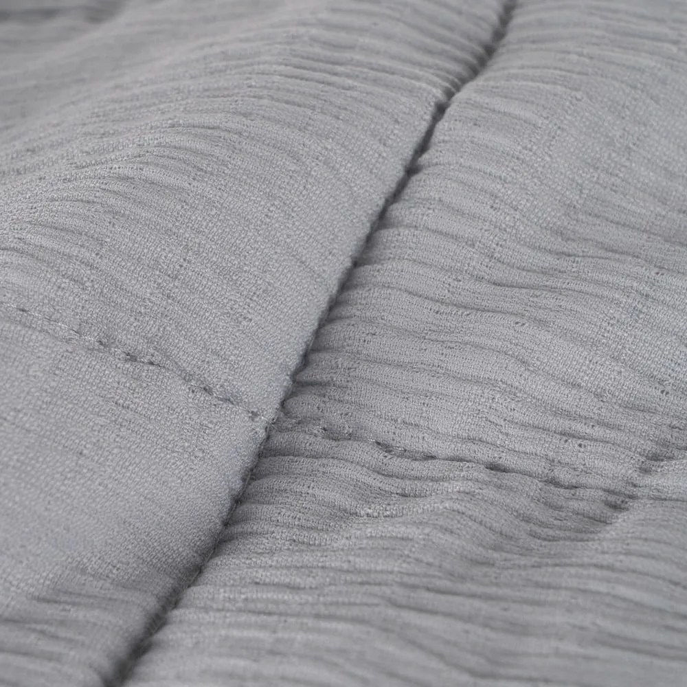 Cuvertură gri matlasată 180x260 cm – Ixia