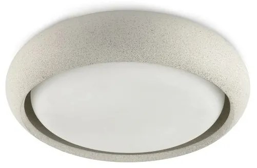 Plafoniera LED exterior iluminat minimalist IP44 ANGA 24cm alba