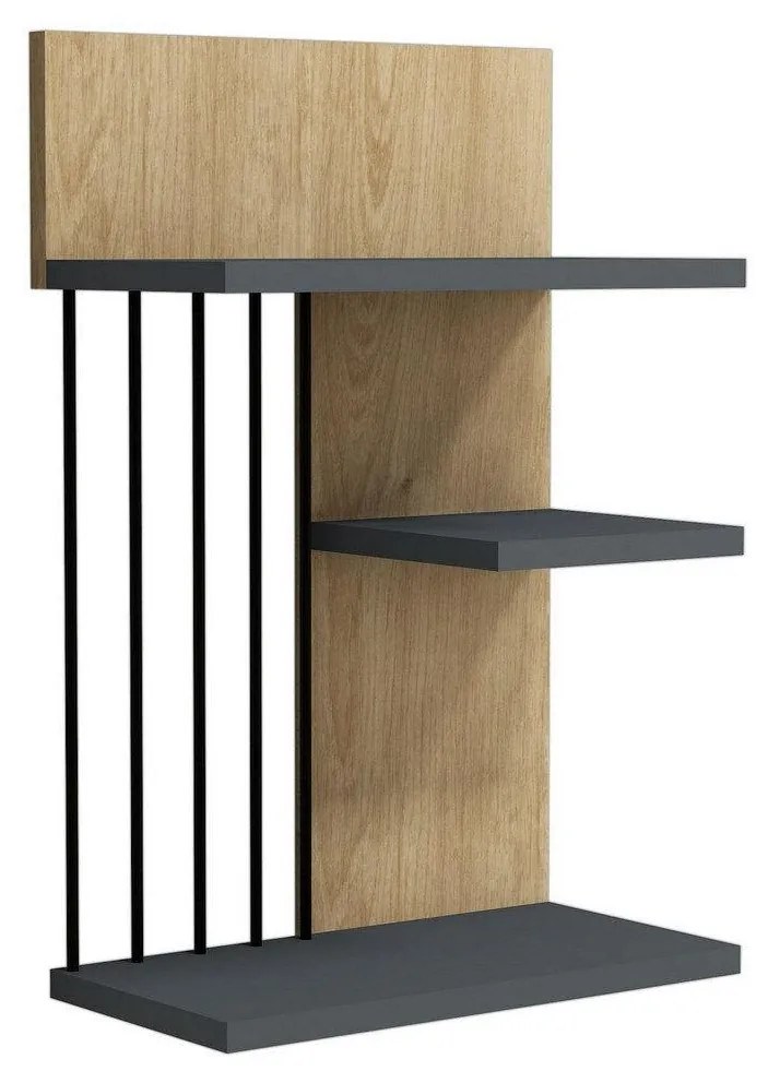 Raft Basimo (stejar zafir + antracit) . 1095824