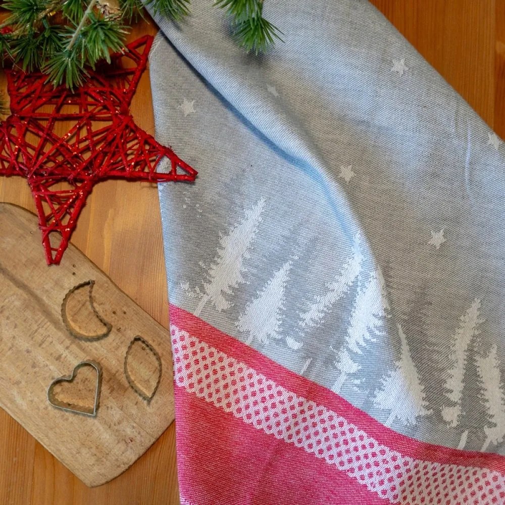 Prosop de bucătărie Egypt cu motiv de iarnă – 3 bucăți