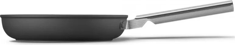 Tigaie cu capac SMEG CKFF2401BLM, 1,9 l, Ø24 cm, Acoperire cu teflon, Pana la 250°C, fără PFAS, Inductie, Negru