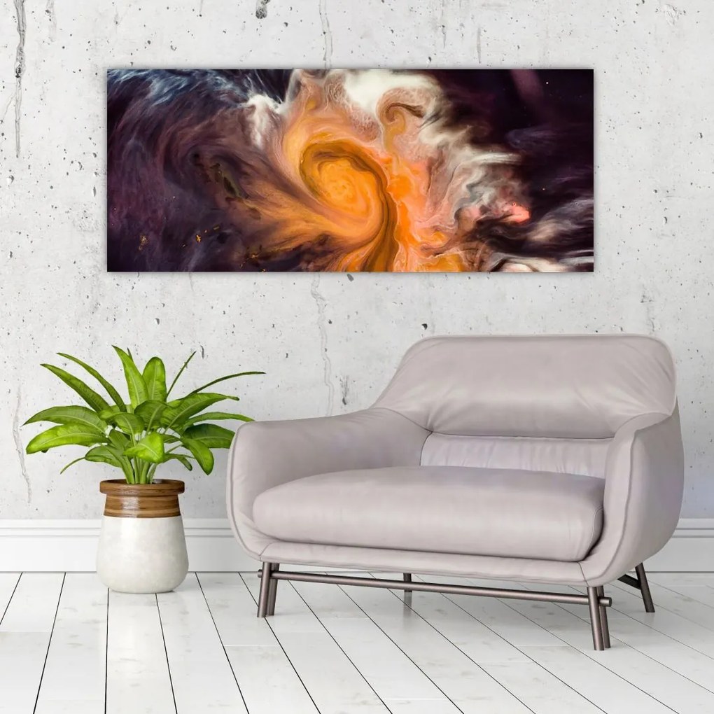 Tablou abstract - universul (120x50 cm)