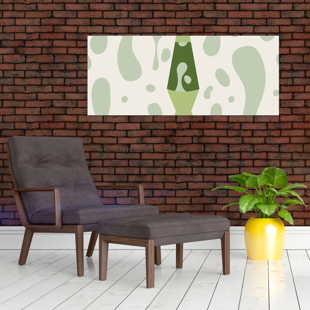 Tablou - Hippies, lampa de lavă (120x50 cm)