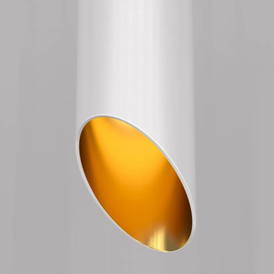 Pendul modern alb cu interior auriu Maytoni Lipari M