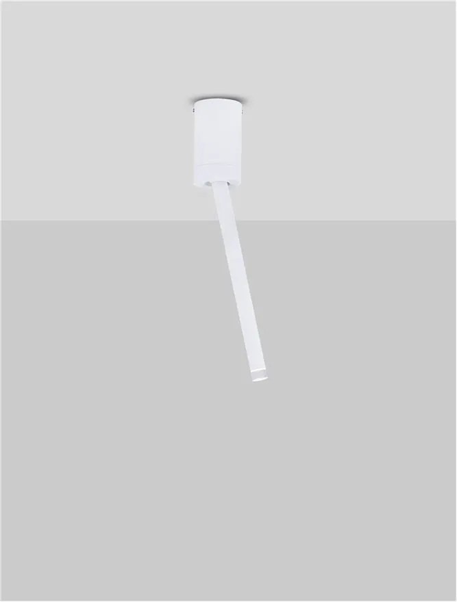Plafoniera/Spot LED reglabil stil minimalist ORNOS alb H-29,5cm