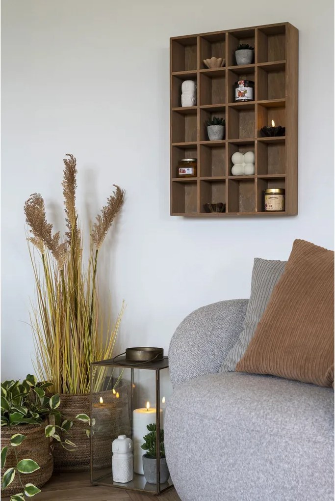 Raft de perete Moss, pin, natural 44x10x63 cm