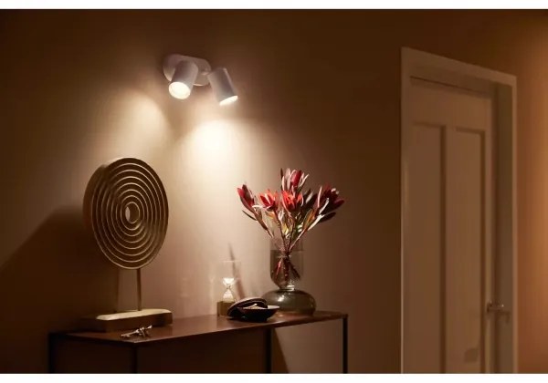 Spot LED RGBW dimabil Philips Hue FUGATO 2xLED/5,5W/230V alb