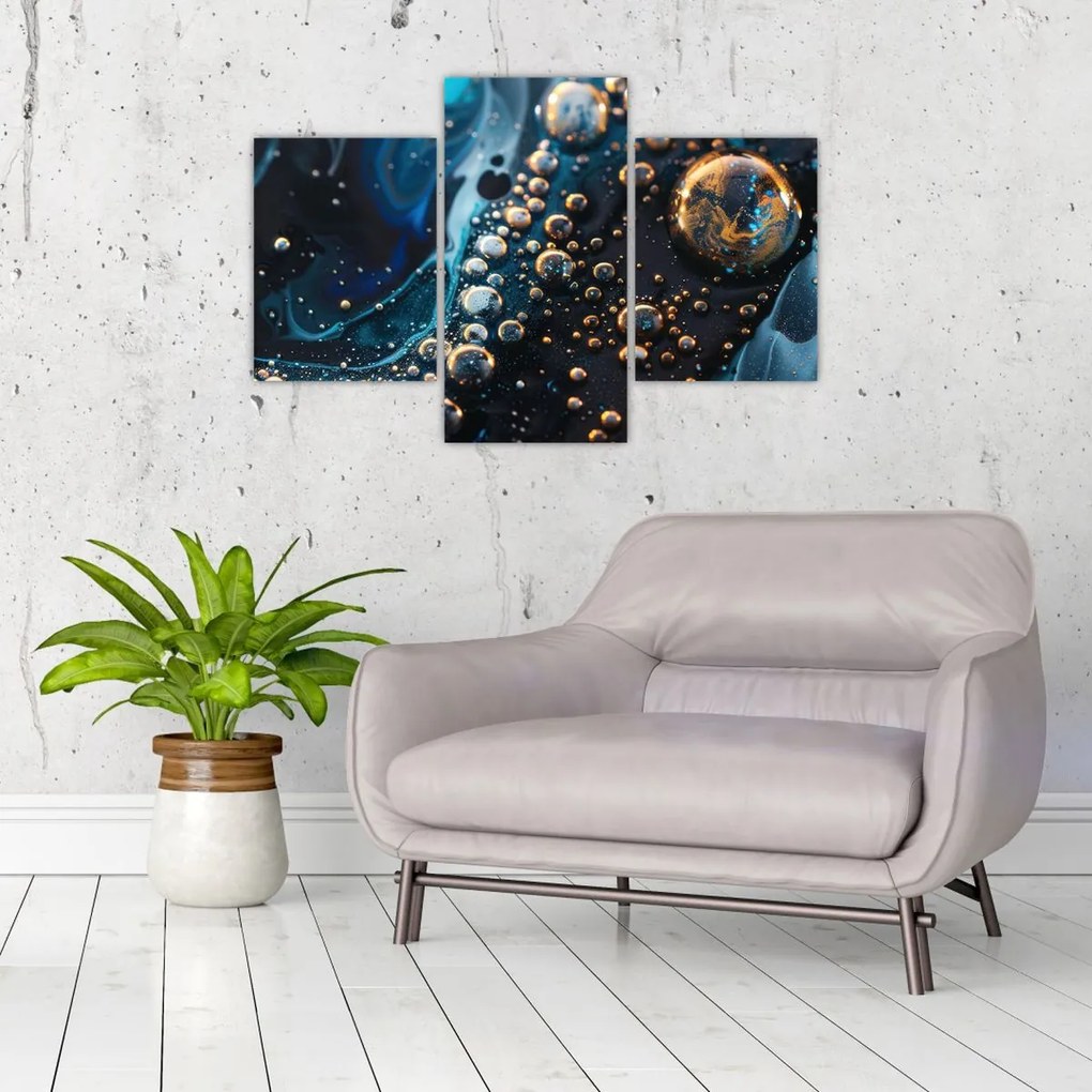 Tablou - Picături de cerneală (90x60 cm)