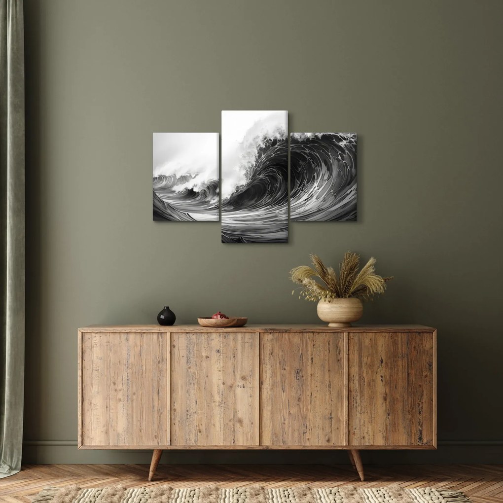 Tablou - Pictura valurilor (90x60 cm)