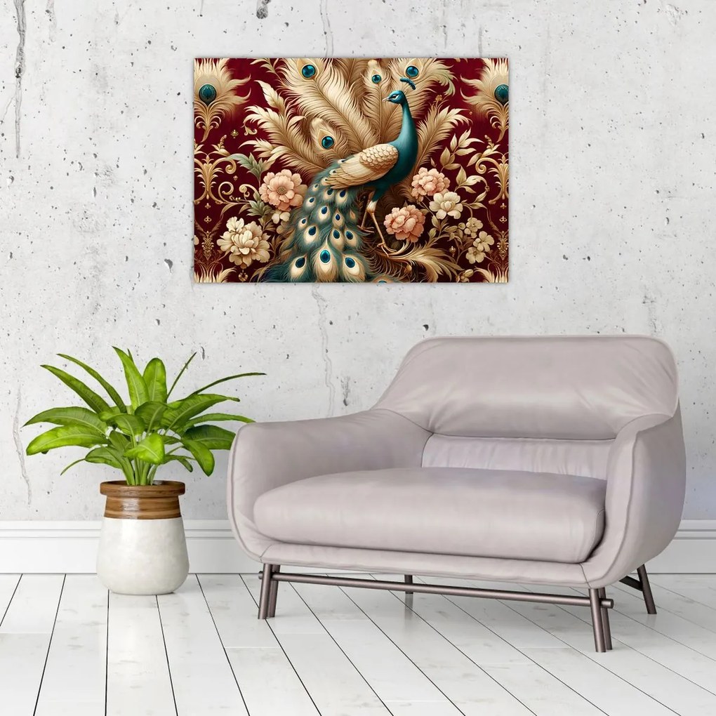 Tablou – Păun elegant (70x50 cm)